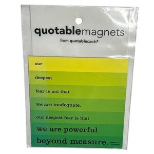 Quotable Magnets with Inspirational Quote